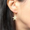  Super Star Gold Drop Earrings