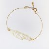  Gold Feather Bracelet