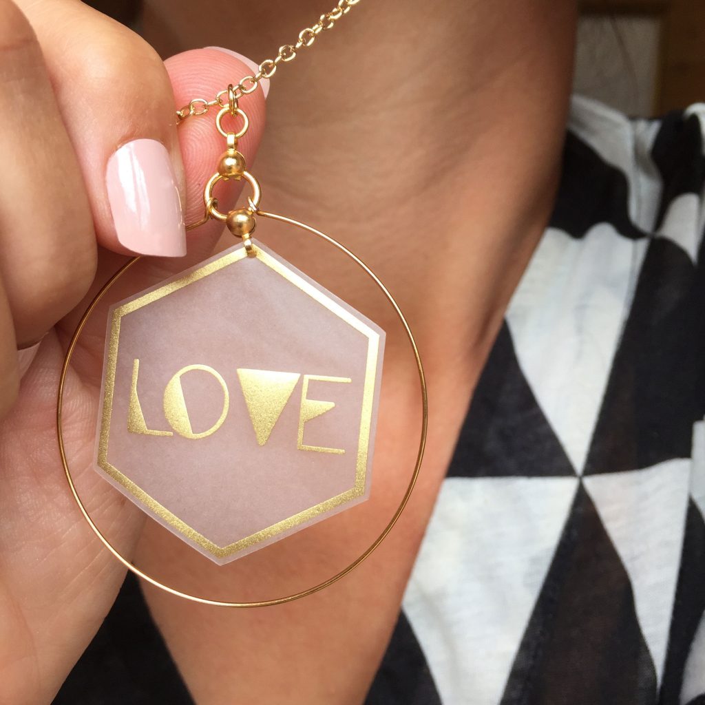 Hexagons Marmalade design jewellery Shop