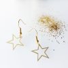  Star Gold Drop Earrings
