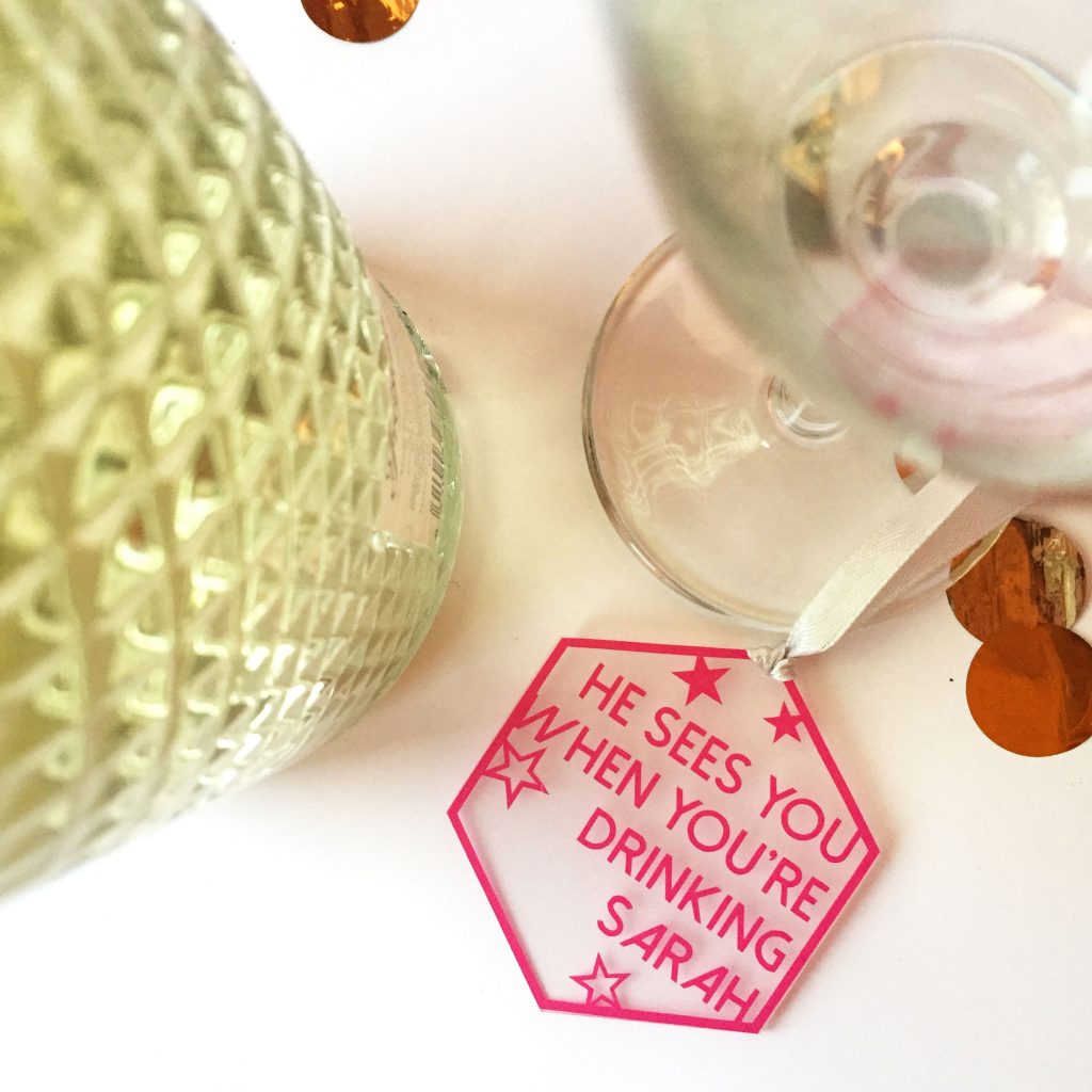 Personalised Christmas tree decoration