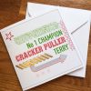  Personalised Christmas Cracker Card