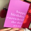  ‘ cartwheel the day away ‘ gymnastics birthday card